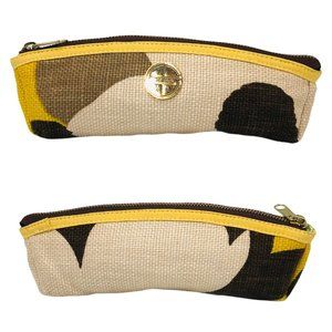 New Linen Hemp Graphic print brush bag